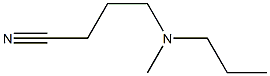 Butyronitrile, 4-(methylpropylamino)- (5CI) Structure