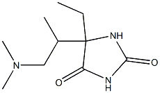 Hydantoin, 5-(2-dimethylamino-1-methylethyl)-5-ethyl- (5CI) Structure