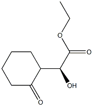 Cyclohexaneacetic acid, -alpha--hydroxy-2-oxo-, ethyl ester, (-alpha-S)- (9CI) Structure