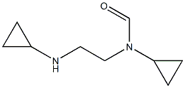Formamide, N-cyclopropyl-N-(2-cyclopropylaminoethyl)- (5CI) 结构式