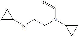 Formamide, N-cyclopropyl-N-(2-cyclopropylaminoethyl)- (5CI) Struktur