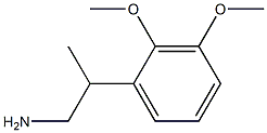 Phenethylamine, 2,3-dimethoxy-beta-methyl- (4CI) Structure