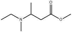 Butyric acid, 3-(ethylmethylamino)-, methyl ester (5CI) Struktur
