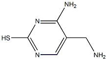 2-Pyrimidinethiol,  4-amino-5-(aminomethyl)-  (5CI) Struktur
