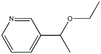 Pyridine, 3-(1-ethoxyethyl)- (5CI) Structure