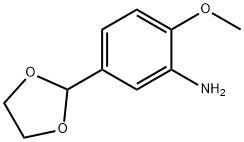 o-Anisidine, 5-(1,3-dioxolan-2-yl)- (5CI),780774-01-8,结构式