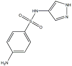Sulfanilamide, N1-4-pyrazolyl- (4CI) Structure