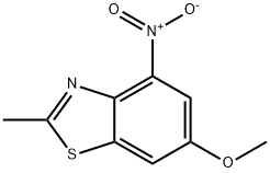 Benzothiazole, 6-methoxy-2-methyl-4-nitro- (4CI) Structure