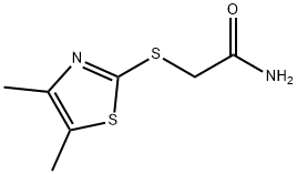 Acetamide, 2-(4,5-dimethyl-2-thiazolylthio)- (5CI),798555-24-5,结构式