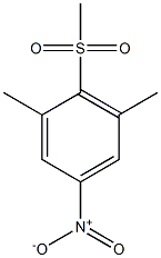 Sulfone, methyl 4-nitro-2,6-xylyl (5CI) Structure