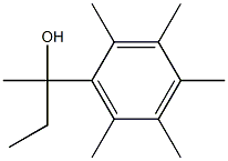 Benzyl alcohol, alpha-ethyl-alpha,2,3,4,5,6-hexamethyl- (4CI),799271-61-7,结构式