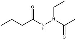 Butyramide,  N-(N-ethylacetamido)-  (4CI) 化学構造式