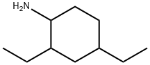 Cyclohexylamine,  2,4-diethyl-  (5CI) 结构式
