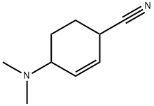 2-Cyclohexene-1-carbonitrile,  4-dimethylamino-  (5CI) Structure