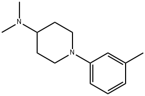 Piperidine, 4-dimethylamino-1-m-tolyl- (4CI) Structure