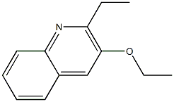 Quinoline, 3-ethoxy-2-ethyl- (4CI) Struktur