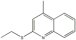 Lepidine, 2-(ethylmercapto)- (4CI) 结构式