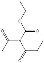 Carbamic  acid,  acetylpropionyl-,  ethyl  ester  (5CI) Struktur