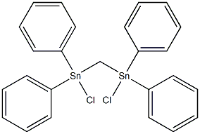 Stannane,methylenebis[chlorodiphenyl- (9CI) 化学構造式