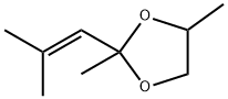 1,3-Dioxolane,  2,4-dimethyl-2-(2-methylpropenyl)-  (4CI),854387-17-0,结构式