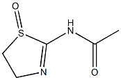 Thiazoline,  2-acetamido-,  1-oxide  (4CI) 结构式