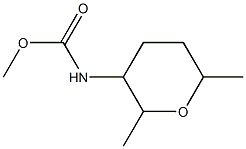 Pyran-3-carbamic  acid,  tetrahydro-2,6-dimethyl-,  methyl  ester  (4CI),854696-22-3,结构式