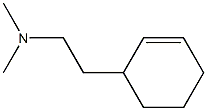 2-Cyclohexene-1-ethylamine,  N,N-dimethyl-  (5CI) Structure