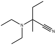 Butyronitrile,  -alpha--diethylamino--alpha--methyl-  (4CI) 化学構造式