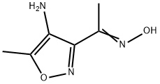 Ketone,  4-amino-5-methyl-3-isoxazolyl  methyl,  oxime  (5CI) 化学構造式
