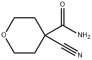 Pyran-4-carboxamide,  4-cyanotetrahydro-  (3CI) Struktur