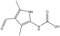 2-Pyrrolecarbamic  acid,  4-formyl-3,5-dimethyl-  (3CI),856121-21-6,结构式