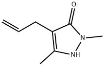 3-Pyrazolin-5-one,  4-allyl-1,3-dimethyl-  (5CI),856847-41-1,结构式