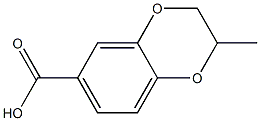 1,4-Benzodioxan-6-carboxylic  acid,  2-methyl-  (6CI) Structure