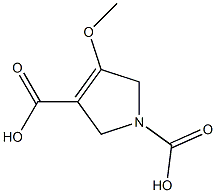 3-Pyrroline-1,3-dicarboxylic  acid,  4-methoxy-  (6CI) Structure