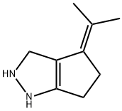 Cyclopentapyrazole,  1,2,3,6-tetrahydro-4-isopropylidene-  (6CI) Structure