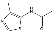 Thiazole,  5-acetamido-4-methyl-  (4CI) Structure