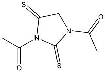 Hydantoin,  1,3-diacetyl-2,4-dithio-  (5CI) Structure