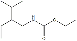 Carbamic  acid,  (-alpha--ethylisoamyl)-,  ethyl  ester  (3CI) 化学構造式