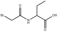 Butyric  acid,  -alpha--(-alpha--bromoacetamido)-  (3CI) 结构式