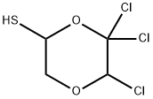 p-Dioxane-2-thiol,  5,6,6-trichloro-  (6CI) Structure