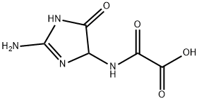 Oxamic  acid,  (tetrahydro-2-imino-5-oxo-4-imidazolyl)-  (4CI) Struktur