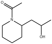 2-Piperidineethanol,  1-acetyl--alpha--methyl-  (4CI) 结构式