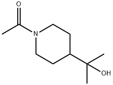 4-Piperidinemethanol,  1-acetyl--alpha-,-alpha--dimethyl-  (4CI) 结构式