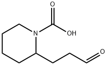 1-Piperidinecarboxylic  acid,  2-(2-formylethyl)-  (4CI) 结构式