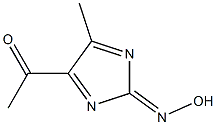 2(3)-Imidazolone,  4-acetyl-5-methyl-,  oxime  (4CI) Structure