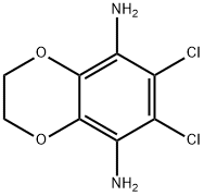 1,4-Benzodioxan-5,8-diamine,  6,7-dichloro-  (5CI),858789-95-4,结构式