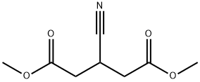 Glutaric acid, 3-cyano-, dimethyl ester (5CI) Structure