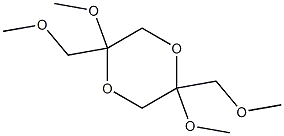 p-Dioxane,  2,5-dimethoxy-2,5-bis(methoxymethyl)-  (3CI) Struktur