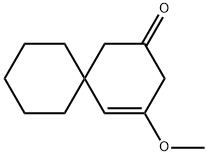 Spiro[5.5]undec-4-en-2-one, 4-methoxy- (5CI) Structure