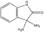 Oxindole,  3,3-diamino-  (6CI) 化学構造式